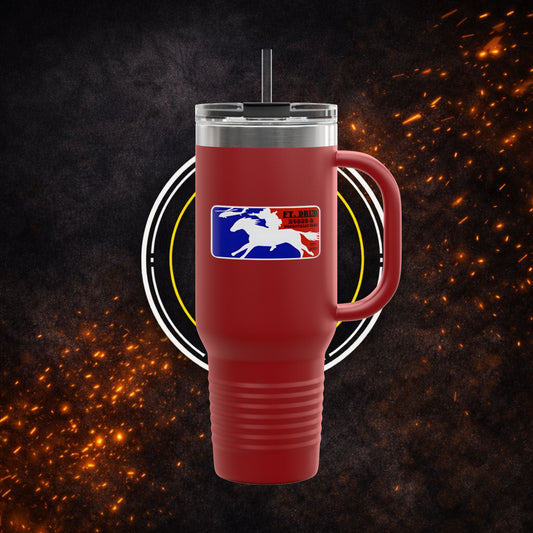 Fort Drum Rodeo Club 40oz Insulated Travel Mug